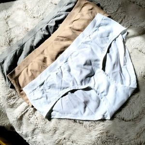 3 pairs, NWOT bikini panties, Sz 7